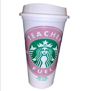 Teacher Fuel Starbucks Travel Coffee Cup